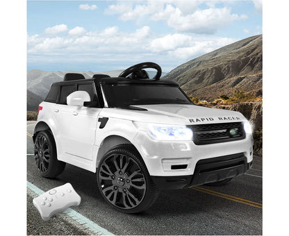 Kids Electric Ride on Car SUV Range Rover-Inspired Cars Remote 12V White